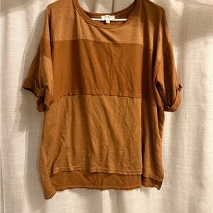 Women's Burnt Orange Casual Top